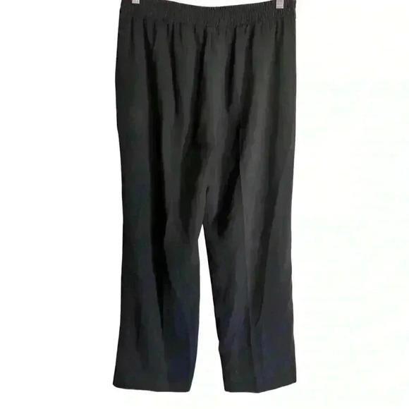 Zara High Waisted Wide Leg Pleated Trouser Pants Slacks Navy - Picture 5 of 8